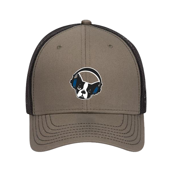 Snarky Puppy Green Logo Trucker Hat