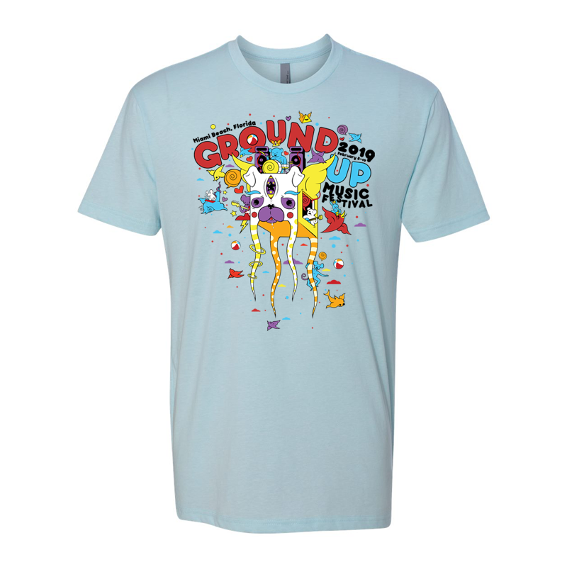 2019 GroundUP Fest Graphic T-Shirt (Blue)